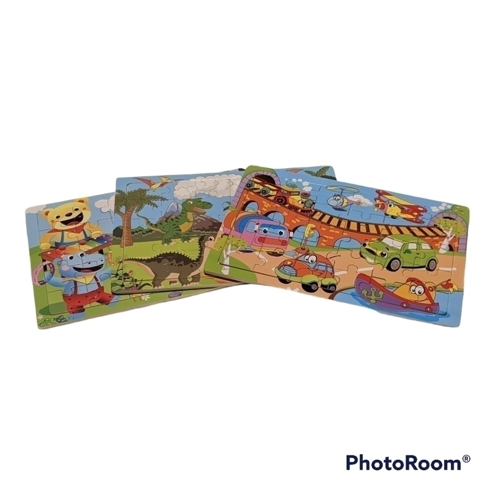 𝅺set of 3 kids puzzles